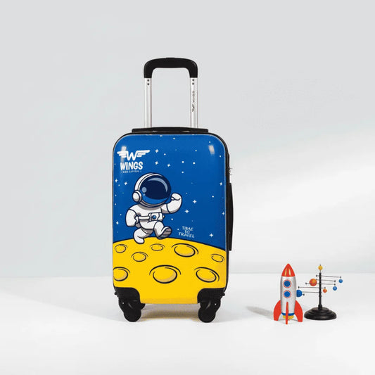 Valise Cabine Enfant Astronaute Bleu 18”